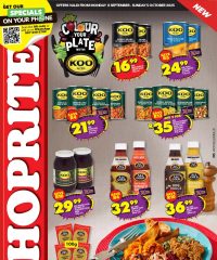 Shoprite Western Cape - Koo Savings September 8 - October 5, 2025