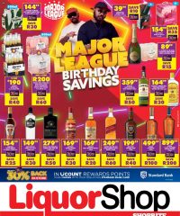 Shoprite Western Cape - LiquorShop Major Deals July 24 - August 10, 2025