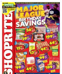 Shoprite Western Cape - Major Deals July 21 - August 10, 2025
