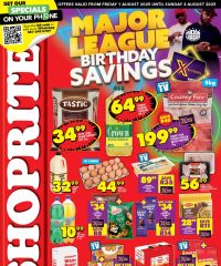 Shoprite Western Cape - Major League Deals August 1 - 3, 2025