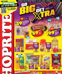 Shoprite Western Cape - Xtra Savings July 18 - 20, 2025