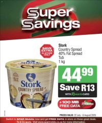 Spar Specials July 22 - August 6, 2025