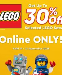 Toys R Us Build big, save bigger! September 19 - 21, 2025