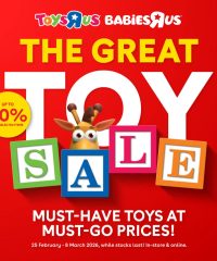 Toys R Us The Great Toy Sale February 25 - March 8, 2026
