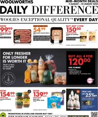 Woolworths Daily Difference - Gauteng August 4 - 24, 2025