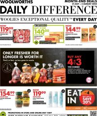 Woolworths Daily Difference - Gauteng July 21 - August 3, 2025