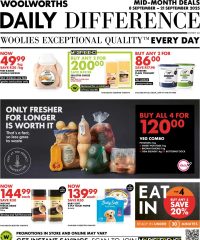 Woolworths Daily Difference - Western Cape September 8 - 21, 2025